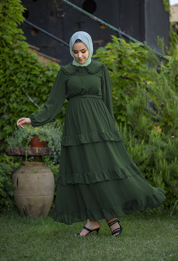 Venezia Wear Masal Elbise - Zümrüt Yeşili