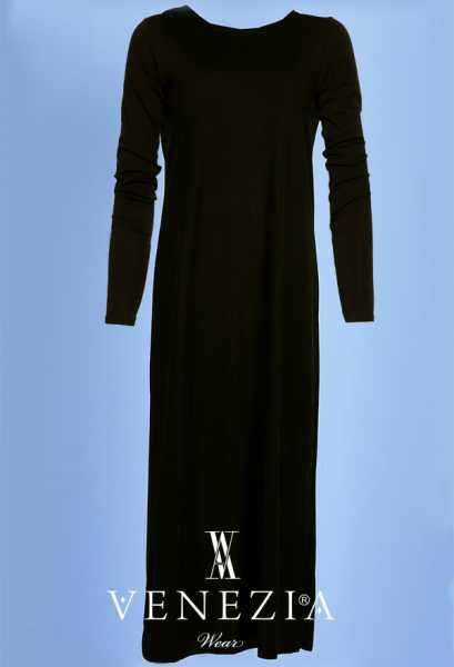 VENEZİA WEAR - Venezia Wear Uzun Kollu İç Elbise - Siyah (1)
